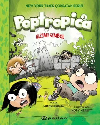 Poptropica 3 - Gizemli Sembol – Mitch Krpata – Epsilon Yayınevi kitap kapağı