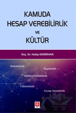 Kamuda Hesap Verebilirlik ve Kültür – Habip Demirhan – Ekin Basım Yayın kitap kapağı