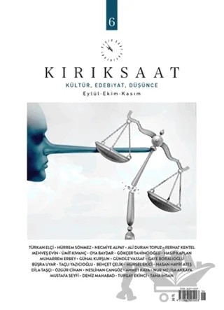 Kırık Saat Kültür, Edebiyat ve Düşünce Dergisi Sayı: 6 Eylül-Ekim-Kasım 2021 – Dipnot Yayınları kitap kapağı