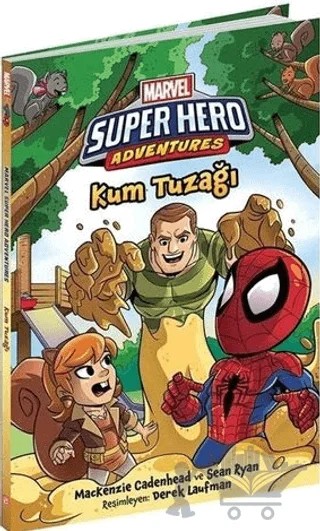 Kum Tuzağı - Marvel Super Hero Adventures – Mackenzie Cadenhead, Sean Ryan – Beta Kids kitap kapağı