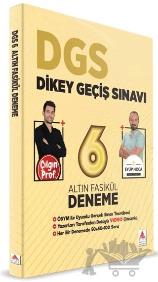 DGS 6 Altın Fasikül Deneme – Sefa Türker, Eyüp Mercan – Delta Kültür Yayınevi kitap kapağı