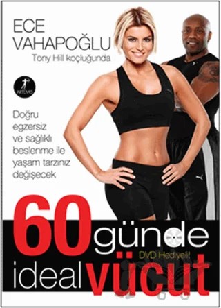 60 Günde İdeal Vücut – Ece Vahapoğlu – Artemis Yayınları kitap kapağı
