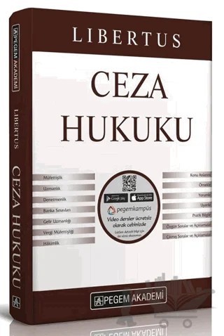 2022 KPSS A Grubu Libertus Ceza Hukuku Konu Anlatımı – Ender Büyükçulha – Pegem Akademi Yayıncılık kitap kapağı