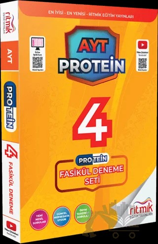 AYT Protein 4 Fasikül Deneme Seti – Kolektif – Ritmik Yayınları kitap kapağı