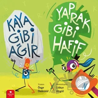 Kaya Gibi Ağır, Yaprak Gibi Hafif – Özge Özdemir – Redhouse Kidz Yayınları kitap kapağı