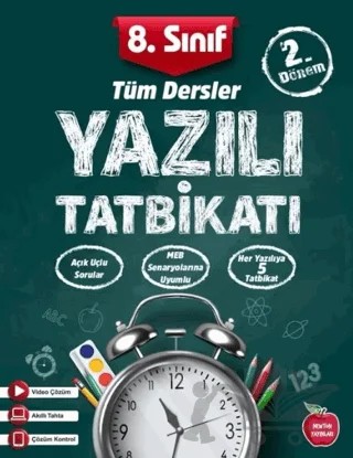 8. Sınıf Yazılı Tatbikatı 2. Dönem Tüm Dersler – Kolektif – Newton Yayınları kitap kapağı