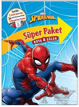 Marvel Spider-Man Süper Paket Boya ve Eğlen – Kolektif – Beta Kids kitap kapağı