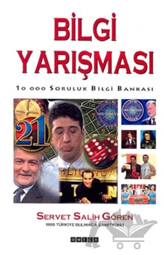 Bilgi Yarışması 10 000 Soruluk Bilgi Bankası – Servet Salih Gören – Omega kitap kapağı