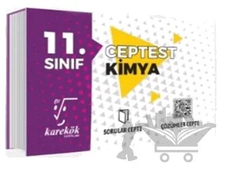 11. Sınıf Kimya Cep Test – Kolektif – Karekök Yayıncılık kitap kapağı