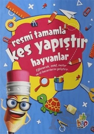 Resmi Tamamla Kes Yapıştır - Hayvanlar – Kolektif – Ahbap Kitap kitap kapağı