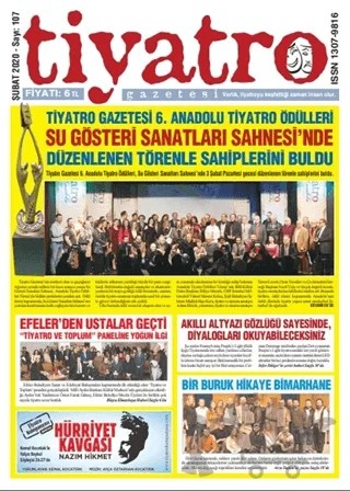 Tiyatro Gazetesi Sayı: 107 Şubat 2020 – Tiyatro Gazetesi kitap kapağı