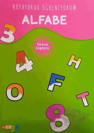 Hoby Kidss Boyayarak Öğreniyorum Alfabe – Kolektif – Hobby Kids kitap kapağı
