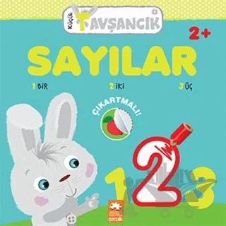Sayılar - Küçük Tavşancık – Rasa Dmuchovskiene – Eksik Parça Yayınları kitap kapağı