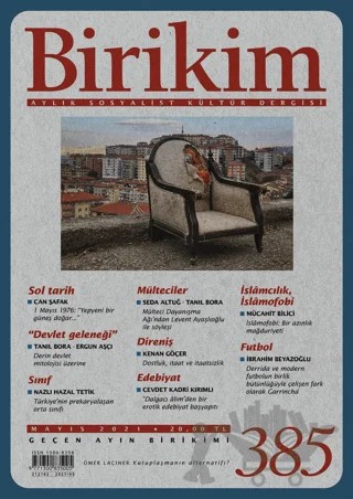 Birikim Aylık Sosyalist Kültür Dergisi Sayı: 385 Mayıs 2021 – Birikim Yayınları kitap kapağı