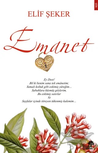Emanet – Elif Şeker – Ahir Zaman kitap kapağı