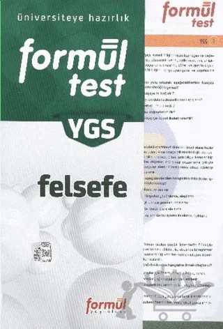 YGS Felsefe Formül Test – Kolektif – Formül Yayınları kitap kapağı