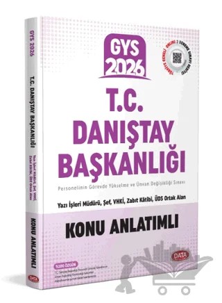 T.C. Danıştay Başkanlığı GYS Konu Anlatımlı – Kolektif – Data Yayınları kitap kapağı