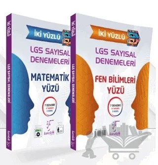 İki Yüzlü LGS Sayısal Denemeleri – Kolektif – Karekök Yayıncılık kitap kapağı