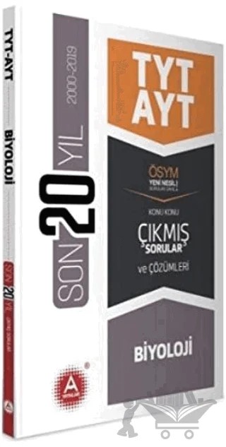 TYT AYT Biyoloji Son 20 Yıl Konu Konu Çıkmış Sorular – Kolektif – A Yayınları kitap kapağı