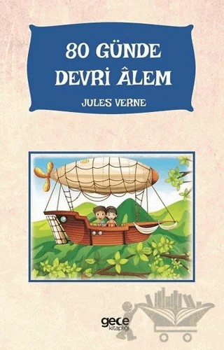 80 Günde Devri Alem – Jules Verne – Gece Kitaplığı kitap kapağı