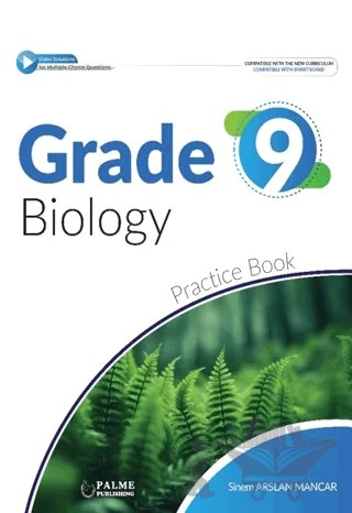 Grade 9 Biology Practice Book – Sinem Arslan Mancar – Palme Yayınları kitap kapağı