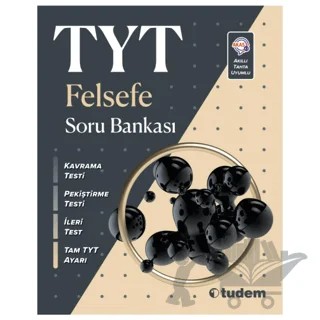TYT Felsefe Soru Bankası – Kolektif – Tudem Yayınları - Bayilik kitap kapağı
