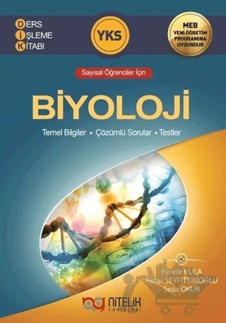 Nitelik YKS TYT AYT Biyoloji Ders İşleme Kitabı – Feride Kula, Pınar Seyfittinoğlu, Seza Okur – Nitelik Yayınları kitap kapağı