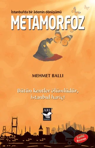 Metamorfoz: İstanbulda Bir Ademin Dönüşümü – Mehmet Ballı – Arı Sanat Yayınevi kitap kapağı