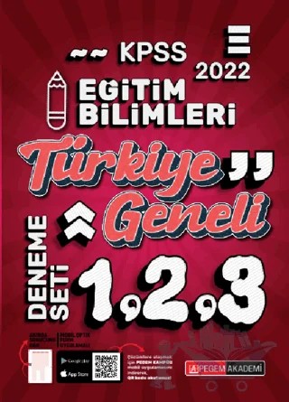 2022 KPSS Eğitim Bilimleri 1-2-3 (3'lü Deneme) – Kolektif – Pegem Akademi Yayıncılık kitap kapağı