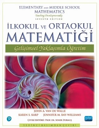 İLKOKUL ve ORTAOKUL MATEMATİĞİ / Elementary and Middle School Mathematics – John A. Van de Walle, Karen S. Karp, Jennifer M. Bay-WILLIAMS, Pearson – Nobel Akademik Yayıncılık kitap kapağı