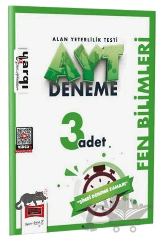 AYT Fen Bilimleri 3 Deneme Sınavı – Kolektif – Yargı Yayınevi kitap kapağı