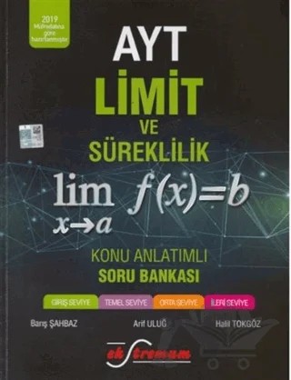 AYT Limit ve Süreklilik Konu Anlatımlı Soru Bankası – Kolektif – Ekstremum Yayınları kitap kapağı