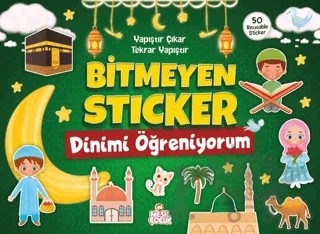 Bitmeyen Sticker - Dinimi Öğreniyorum – Kolektif – Nesil Çocuk Yayınları kitap kapağı