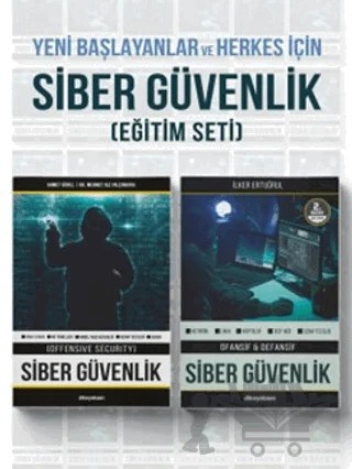 Yeni Başlayanlar ve Herkes için Siber Güvenlik Eğitim Seti (2 Kitap) – Ahmet Gürel, Mehmet Ali Yalçınkaya, İlker Ertuğrul – Dikeyeksen Yayın Dağıtım kitap kapağı