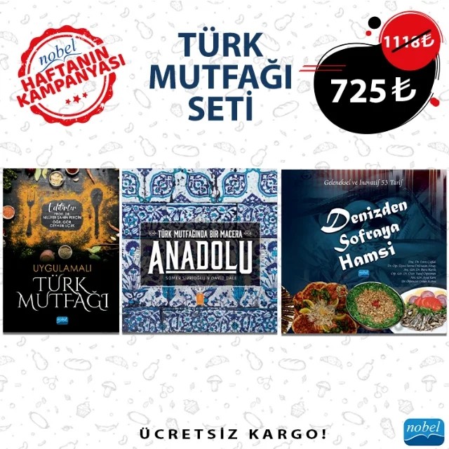 TÜRK MUTFAĞI SETİ – Somer Sivrioğlu, David Dale Adem Arman, Ahu Sezgin, Ali Kızıldağ, Ali Şen, Alper Kurnaz, Arda Er, Asaf Taşdan, Asuman Kerkez, Ayşe Gülnihal Kahraman, Berker Çiftçi, Büşra Şen, Cevat Ercik, Ceyhun Uçuk, Durmuş Ali Aydemir, Emrah Fandaklı, Emrah Keskin, Emrah Köksal Sezgin, Firdevs Yönet Eren, Hasan G – Haftanın Kampanyası kitap kapağı