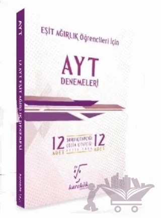 AYT 12'li Deneme Seti - Eşit Ağırlık – Kolektif – Karekök Yayıncılık kitap kapağı