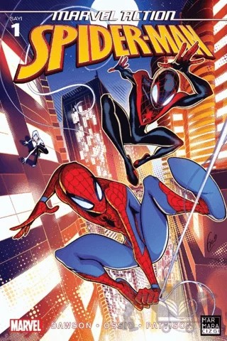 Marvel Action Spider-Man Sayı: 1 – Delilah S. Dawson, Fico Ossio – Marmara Çizgi kitap kapağı