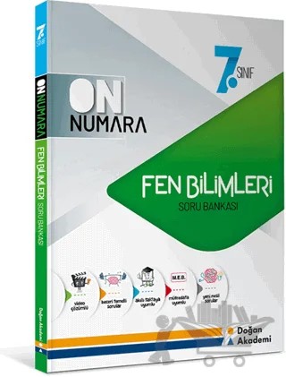 7. Sınıf On Numara Fen Bilimleri Soru Bankası – Kolektif – Doğan Akademi kitap kapağı