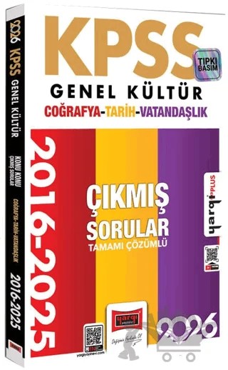 2026 KPSS Genel Kültür Tarih Coğrafya Vatandaşlık 2016 - 2026 Konu Konu Tamamı Çözümlü Çıkmış Sorular – Kolektif – Yargı Yayınevi kitap kapağı
