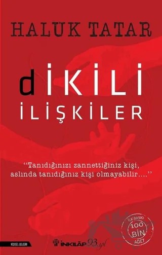 Dikili İlişkiler – Haluk Tatar – İnkılap Kitabevi kitap kapağı