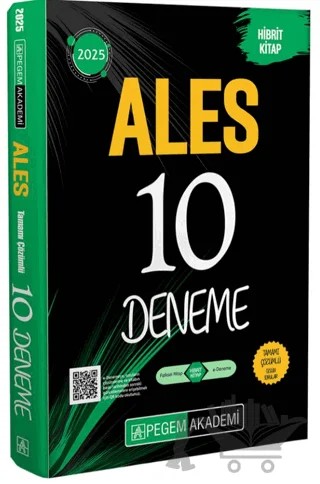 2025 ALES Tamamı Çözümlü 10 Deneme – Kollektif – Pegem Akademi Yayıncılık kitap kapağı