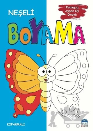 Neşeli Boyama – Kolektif – Martı Çocuk Yayınları kitap kapağı
