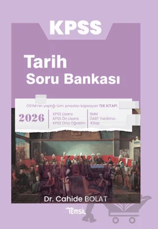 KPSS Tarih Soru Bankası – Cahide Bolat – Temsil Kitap kitap kapağı