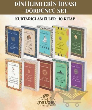 Dini İlimlerin İhyası Dördüncü Set Kurtarıcı Ameller (10 kitap) – İmam Gazali – Ravza Yayınları kitap kapağı