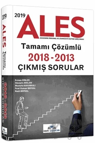 2019 ALES Tamamı Çözümlü Çıkmış Sorular – Kolektif – İrem Yayıncılık kitap kapağı