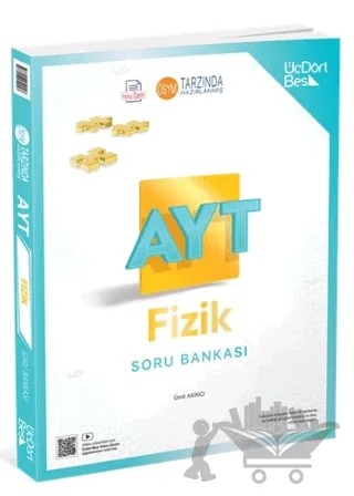 2026 AYT Fizik Soru Bankası – Ümit Akıncı – Üç Dört Beş Yayınları kitap kapağı