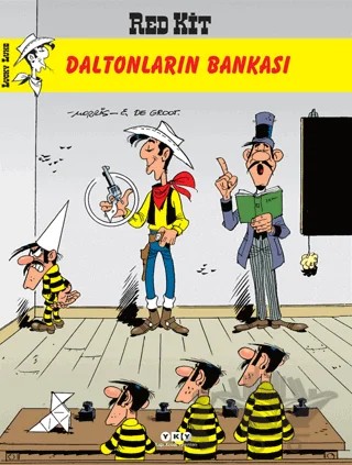 Red Kit Sayı: 57 Daltonların Bankası – Bob de Groot – Yapı Kredi Yayınları kitap kapağı