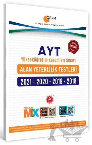 2021 2020 2019 2018 AYT Tıpkı Basım Deneme Paketi – Kolektif – A Yayınları kitap kapağı