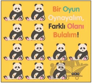 Bir Oyun Oynayalım, Farklı Olanı Bulalım! – Marta Nunes – Yapı Kredi Yayınları kitap kapağı