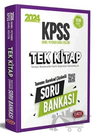 KPSS Tek Kitap Soru Bankası (Karekod Çözümlü) – Kolektif – Data Yayınları kitap kapağı